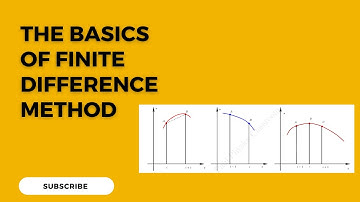 The basics of finite difference method