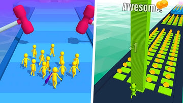 Join clash Vs Stack color All Levels walkthrough gameplay Android iOS Free Update games RCSX8L