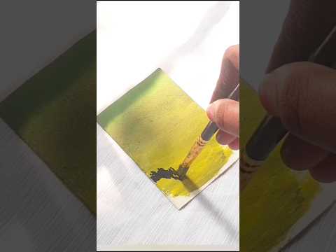 Ausome greenery scenery art #shorts #art #trending