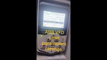 ABB Acs880 VFD limit parameters settings, ABB ACS580 VFD limit setting, ABB VFD LIMIT SETTING,