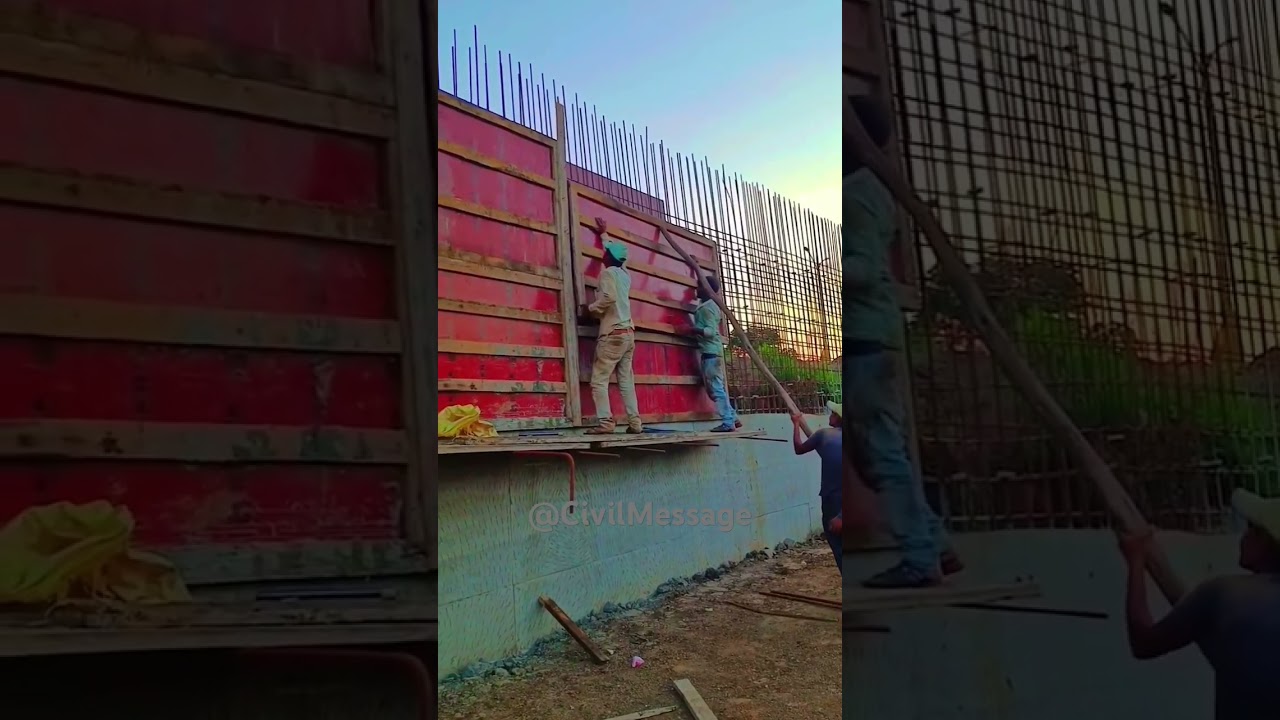 Rcc wall - Centring work 🔨⚒️🤗