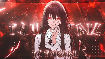 How to make thumbnail for amv editing in Alight motion and Node video| mobile tutorial📱