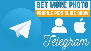 how to add more photos on Telegram profile photo with an iPhone