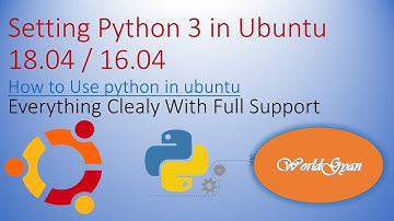 Setting Up Python 3 in ubuntu 18.04 /16.04 || How to Use python in ubuntu