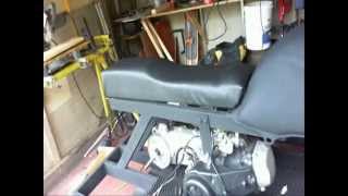 Tracked vehicle seat construction Part 5