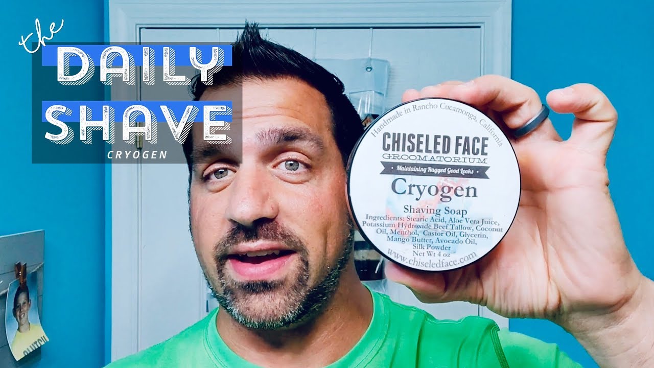 Chiseled Face Cryogen Artisan Shaving Soap, 4oz