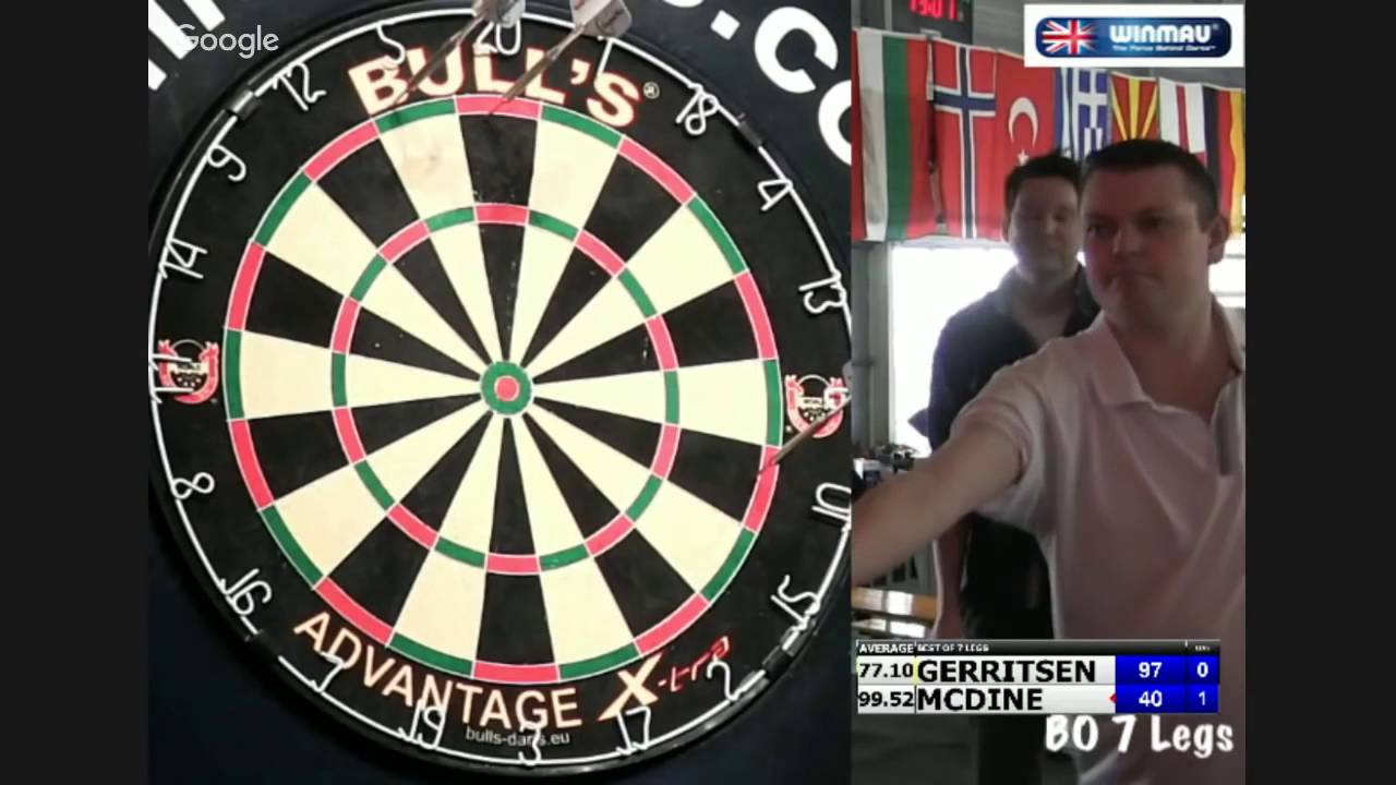 Bulls Darts Masters 2016: Gerritsen vs McDine