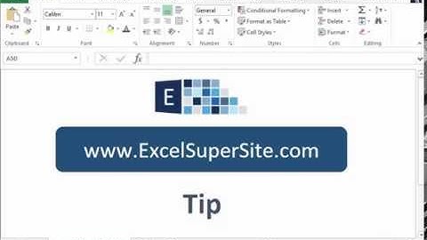 ExcelSuperSite | Quick Tip - Undo/Redo