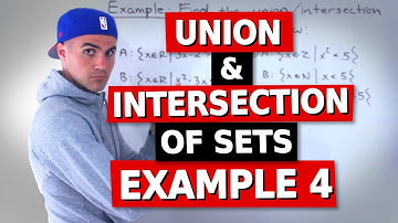 QMS 110 - Union and Intersection of Sets Example 4 - Ryerson University