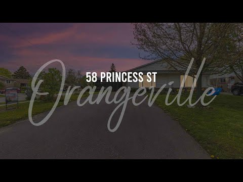 58 Princess st Orangeville