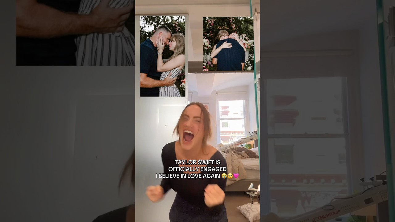 @TaylorSwift IS ENGAGED AHHHHH SCREAMING & CRYING ??????????