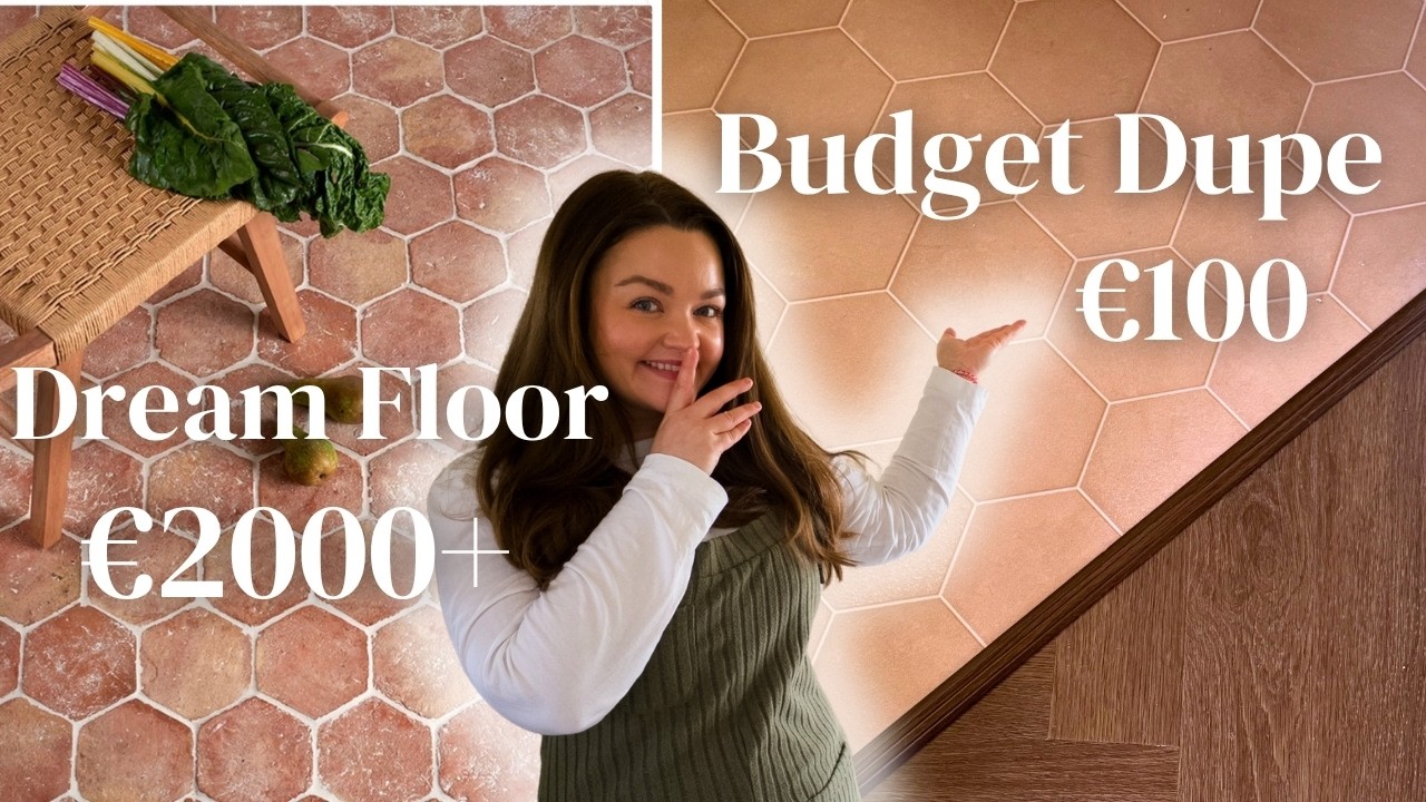 My Dream Terracotta Floor… for €100? | Budget Bathroom Makeover | No Demo Reno