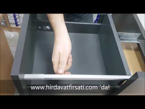 Samet alphabox frenli yanaklı çekmece rayı ile ekonomik ve kaliteli çözüm! (www.hirdavatfirsati.com)