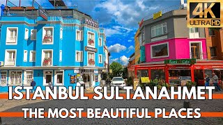 ISTANBUL CITY 4K WALKING TOUR THE MOST BEAUTIFUL PLACES AROUND SULTANAHMET DISTRICT | WITH CAPTION