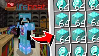 Getting RICH Using Venom Proxy AutoMine Hack on Lifeboat Survival Minecraft