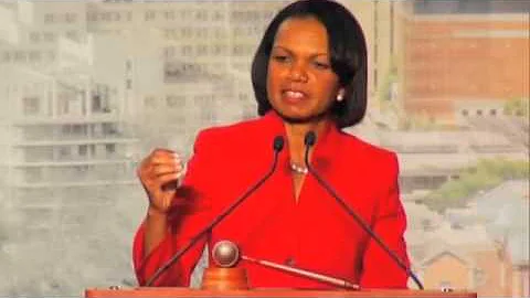 Dr. Condoleezza Rice on Democracy