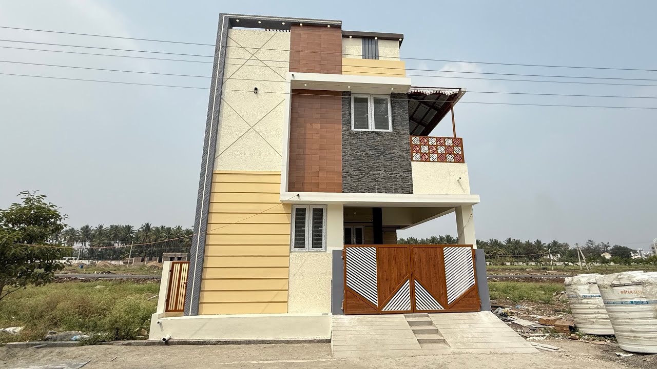 3BHK Modern Villa Sale Thudiyalur Near ☎️9952850155  | House for sale Coimbatore #home #house 