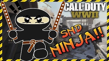 SND NINJA!! - Call of Duty WW2  (Ninja defuse funny moments & fails)