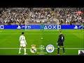 Real Madrid vs Manchester City - Penalty Shootout | Quarter Final UEFA Champions League 2024 | PES