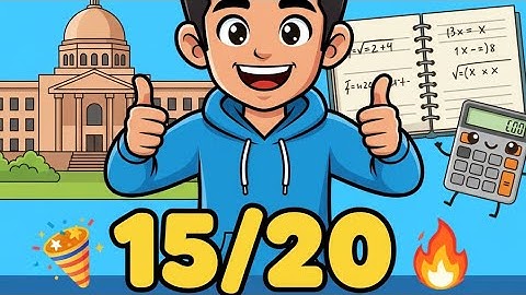 First time got 15 marks in minor 💪🔥(15 out of 20) University of Hyderabad Mathematics Keshav 