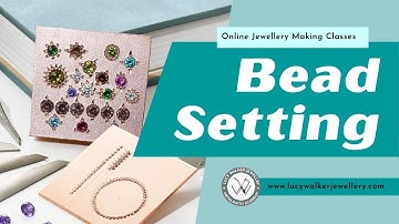 Bead Setting for Round Brilliant Cuts | Jewelry Making Class | Metalsmith Academy