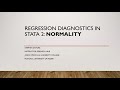 Normal Distribution of Residuals | Regression diagnostics in STATA (3)