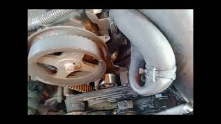 MITSUBISHI MONTERO REPLACING NEW TIMING BELT