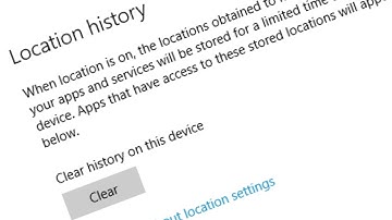 How to Clear Location History on Windows 10
