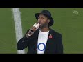 Anthem Singer Rodney Earl Clarke England Vs Australia Rugby 2021 Anthem Singer Rodney Earl Clarke England Vs Australia Rugby 2021