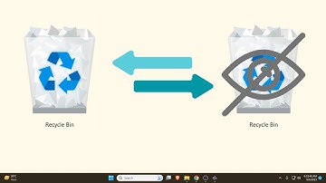 How to Show and Hide Recycle Bin on Windows 11 PC