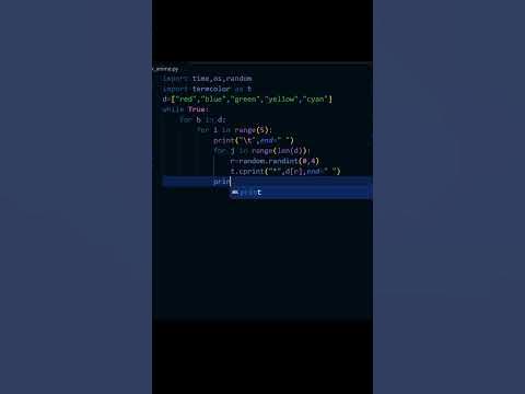 Create animation using python. - YouTube