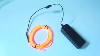2M Flash Flexible Neon Light Glow El Strip Tube Wire Rope screenshot 5