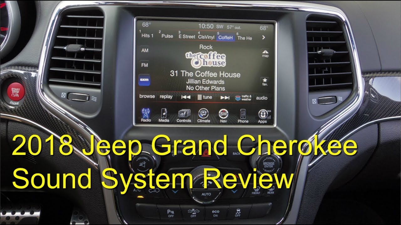 Jeeps and Jams - 2018 Jeep Grand Cherokee Sound System Demo - YouTube