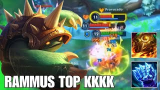 RAMMUS TOP MELHOR QUE 100% NO CHALLENGER 😯 | WILD RIFT 