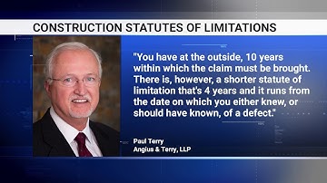 Statute of Limitations For Construction Defects - What You Need To Know