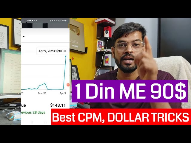 Cpm work 2023 Live Proof - Adsense Proof 800$ in just 2 day -  financial Tech 