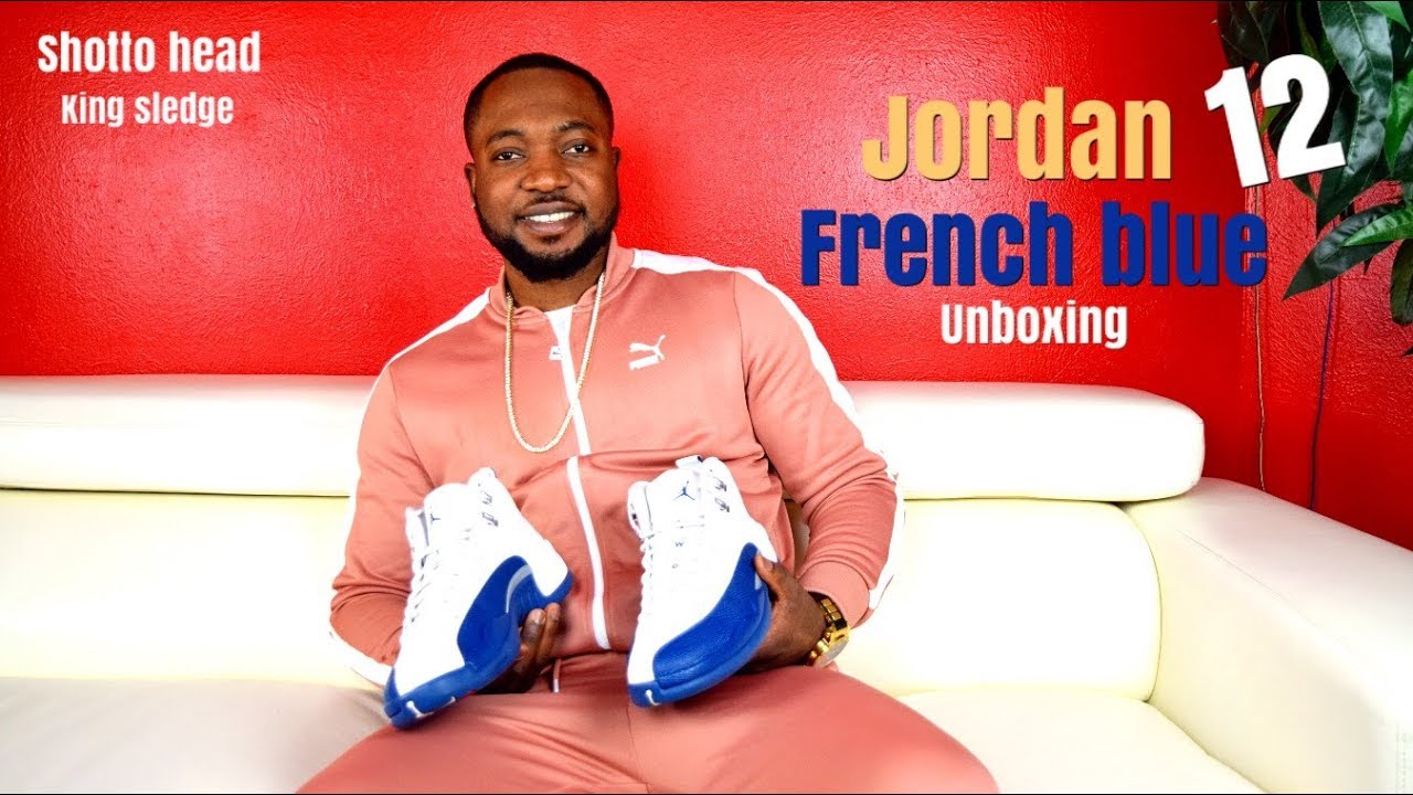 How To Dress With Jordan 12 French Blue On Feet Youtube