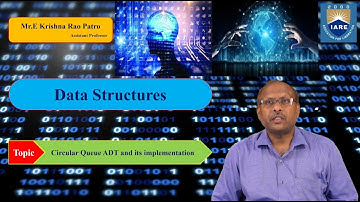 Circular Queue ADT and its implementation by Mr.E Krishna Rao Patro
