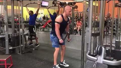 BFR Triceps Pushdown + Biceps Curl Superset
