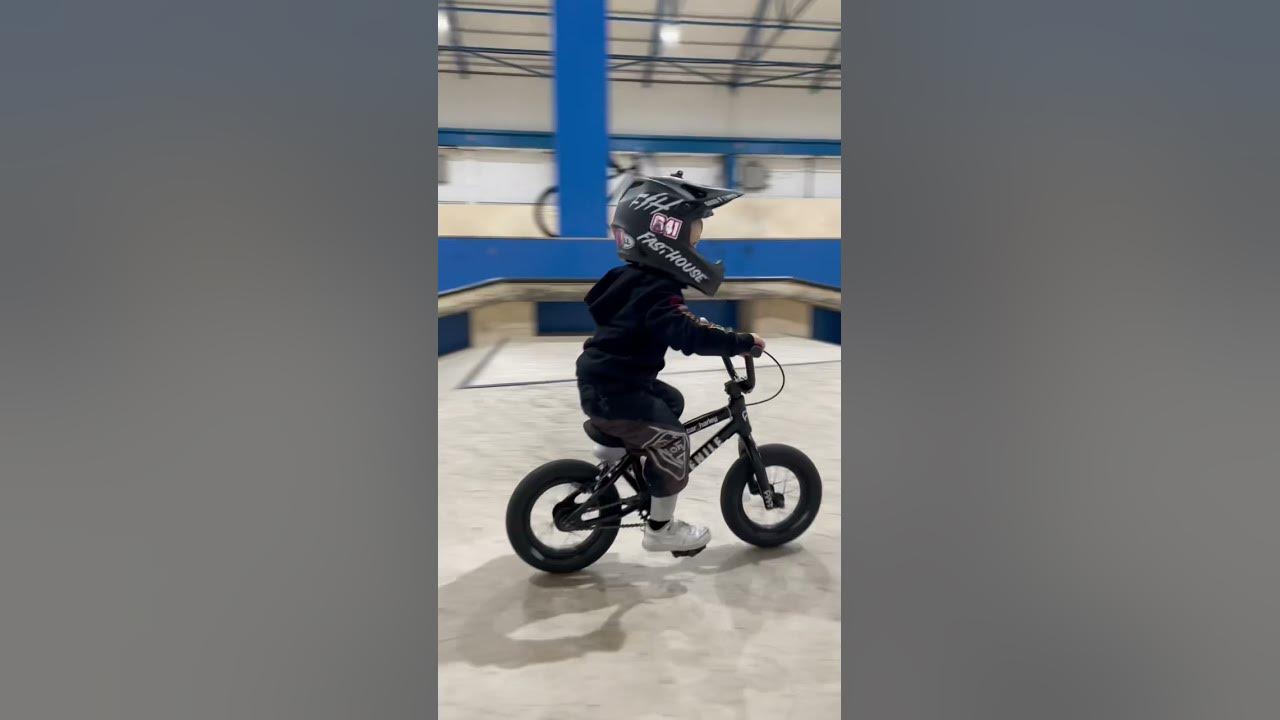3 year old skate park BMX rider! YouTube
