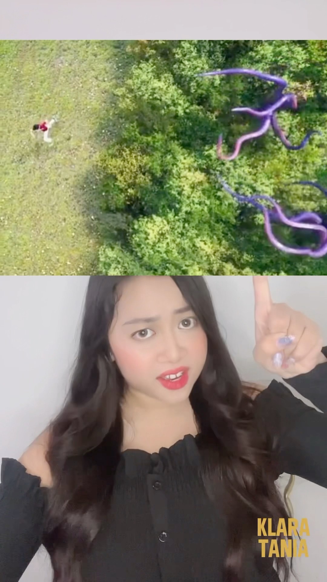 BOCIL DIKEJAR ALIEN?! | Klara Tania #shorts