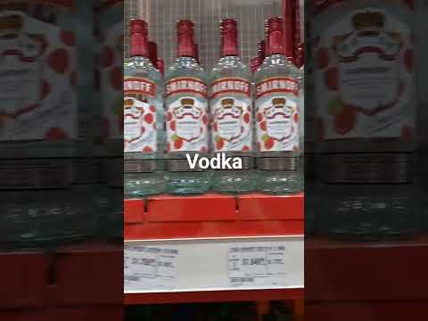 Vodka Smirnoff. Precios.