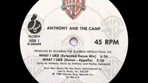 Anthony And The Camp ‎- What I Like (Extended Dance Mix)