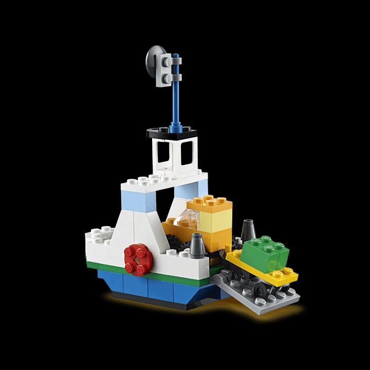 Boat (how to build) LEGO CLASSIC 10702 - YouTube