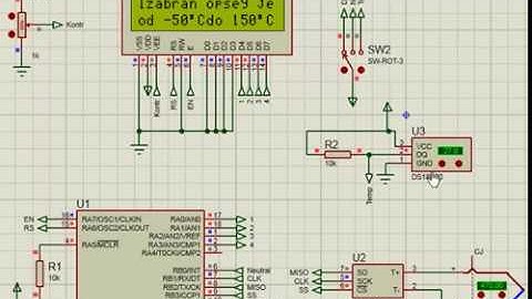 Temperature measurement using Thermocouple (K type) and DS18B20 - PIC microcontroller