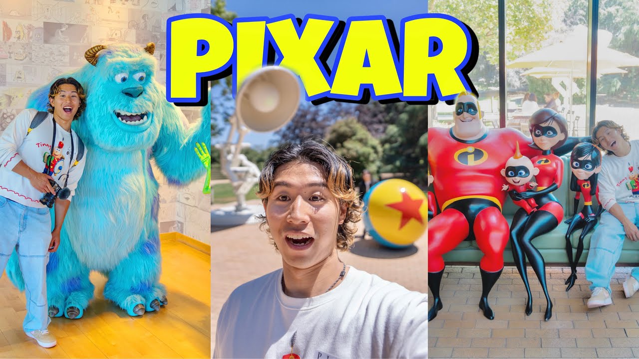 Setting the Scene ワーナー・ブラザース　ピクサー　ディズニー Mundo Pixar Experience Tokyo Japan We went at 10:30am No Long line