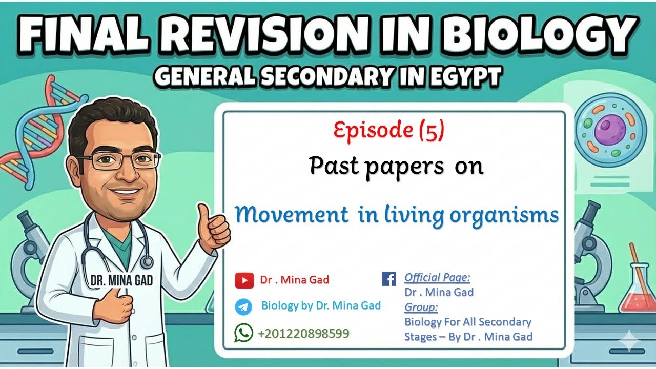 Past papers on movement in living organisms