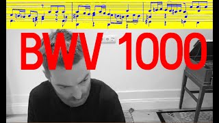 J.S. Bach: Fugue in g minor, BWV 1000 (Evan Shinners, keyboard)