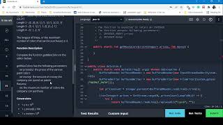 Morgan Stanley Hackerrank Test