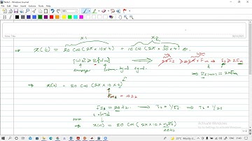 Sampling of a composite signal with MatLab
